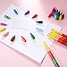 Leinuosen 12 Pieces Colorful Stacking Crayons Stackable Buildable Crayons for School Office Supplies, 12 Colors