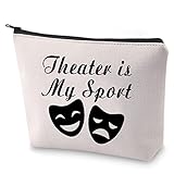 Acting Inspired Gift Theatre Bags Theater is My Sport Makeup Bags Gifts for Performance Actress Acto