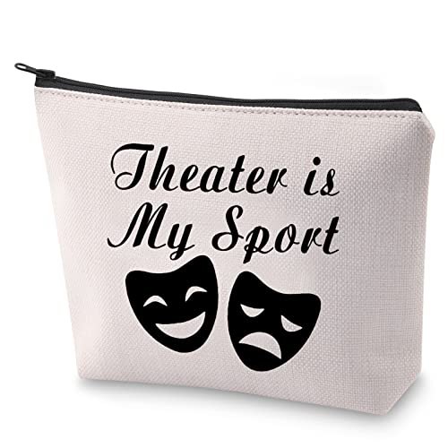 Acting Inspired Gift Theatre Bags Theater Is My Sport Makeup Bags Gifts For Performance Actress Actors Director (Theater Is My Sport) #TOP6