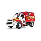 camion pompier corgi Roues à roulement libre et à pneus souples