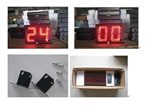 Cronómetro digital para gimnasio con control remoto, reloj LED de intervalos para entrenamiento en casa, garaje, gimnasio y deportes al aire libre (HIT2-5R) miniatura 1