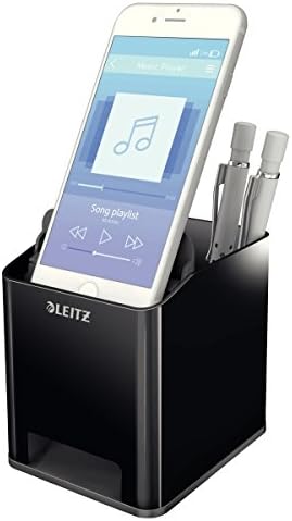 Leitz 53631064 Sound Pencil Case (Sound amplification Function, WOW) Black/Anthracite - Image 5