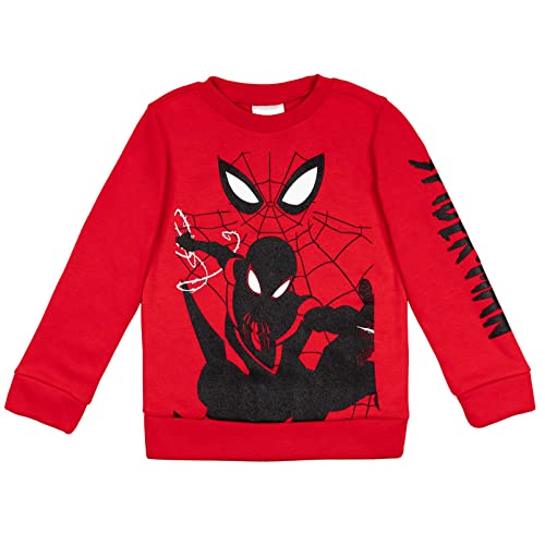 Marvel Spider-Man Miles Morales Little Boys Pullover Sweatshirt 7 #TOP21