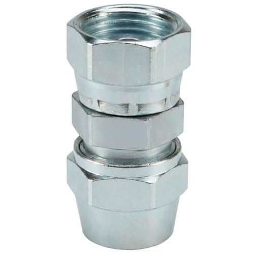 Bedford Precision 12-306 Hose Barb Fitting 1/4" to 3/8" NPS Female Thread, Air Paint Spray Gun Connector, Fluid Transfer Adapter, Industrial Hose Coupling for Spray Equipment, Assembled in USA