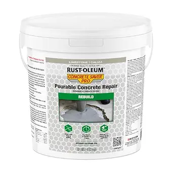 Rust-Oleum Concrete Saver Pro Pourable Concrete Repair, 10 lb, Limestone