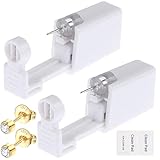 Lyuxzad Ear Piercing Gun Kit - 6Pcs Disposable Kit With Self Piercing Gun, Built-in Earrings Stud, Clean Tools for Cartilage Piercing (Gold)