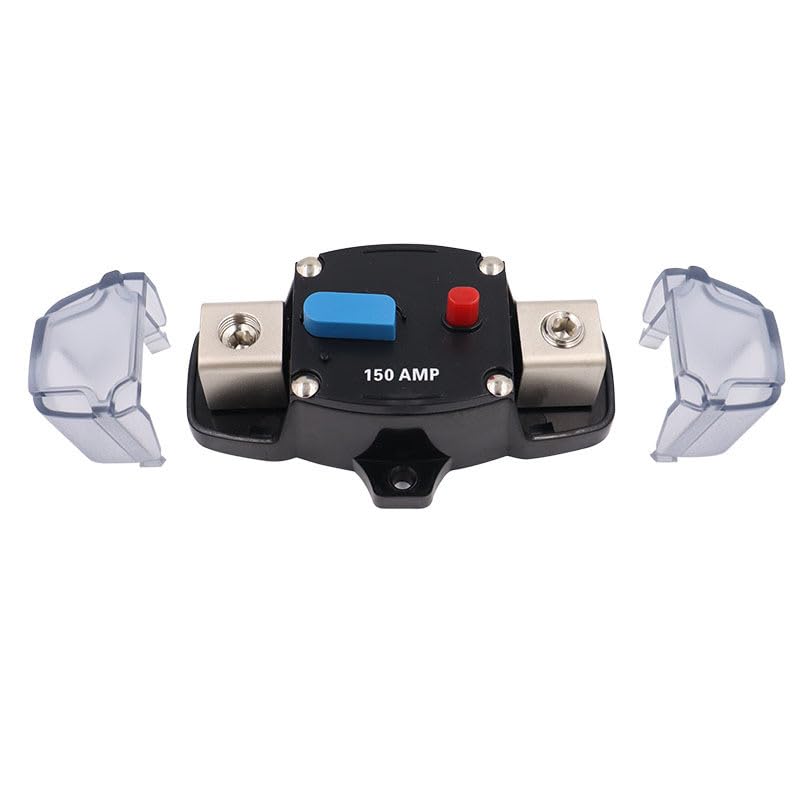 12-48V 1Pcs Car RV Yacht Boat for Audio Modification Automatic Circuit Breaker Recovery Power Circuit Protection Safety Switch Auto - (Color Name: 300A)