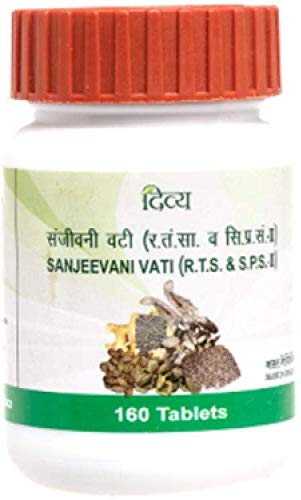 Patanjali Divya Sanjivani Vati - 160 Tablets ( Pack of 2 ) - by Exportmart