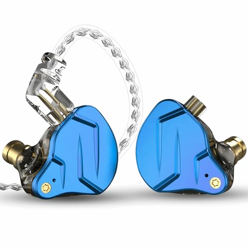 Bawjog KZ ZSN PRO X �n�C�u���b�h�o�������X�A�[�}�`���A �_�C�i�~�b�N�C���C���[�C���z���t�� ZSNPROX 1BA+1DD HiFi�w�b�h�Z�b�g ZSNPRO X erabuds (�}�C�N�Ȃ��A�_�C�������h�u���[)