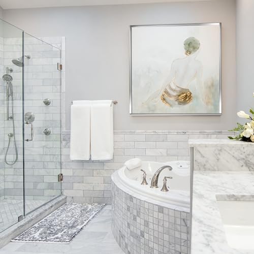 Hungbak Acabamento de Moldura Descascável E Adesivo para Parede, Teto, Espelho, Borda de Azulejo, Mó