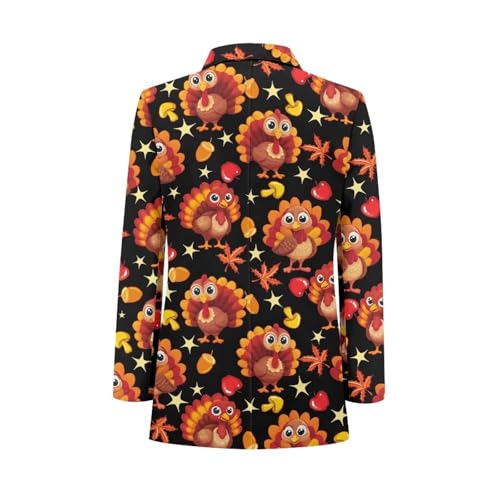 Men's Casual Blazer Long Sleeve Suit Jackets Sports Coats One Button Business Jacket with 2 Pocket Size XS-5XL2