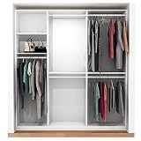 Yolo Sports EZ Fit Closet Systems 87" W x 93 H Daytona