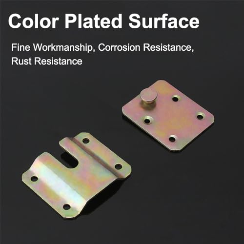 Image of TopHomer 2 Packs Wall Hanging Bracket, Metal Hanging Frame Mount Clip Hanger Flush Painting Bracket for Picture Display Art Gallery Wall Mount Hardware