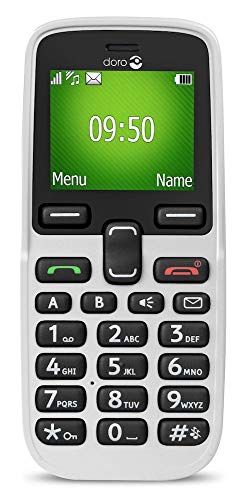 Image of Doro 5030 Unlocked Easy Mobile Phone for Seniors with Basic Functions and Emergency Button (White)
