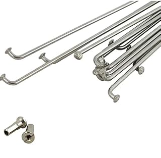 Bicycle Wheel Spokes with Nipples, 14G, 26x1.75-1.95, 36-Piece Set