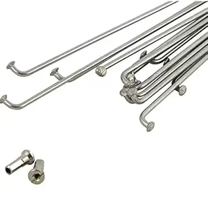 IndiaLot Bicycle Tire Rim Spokes 26X1.75/1.95/2.125/2.35 14G 10.5inch - 36 Pcs/Suitable with All Kinds of 26T Bicycles/Made in India