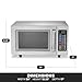 Waring Commercial WMO90 Medium Duty Microwave Oven, 0.9 Cubic Feet, 10 Programmable Memory Settings, 5 Power Levels, Stainless Steel Construction, 120V, 1000W, 5-15 Phase Plug