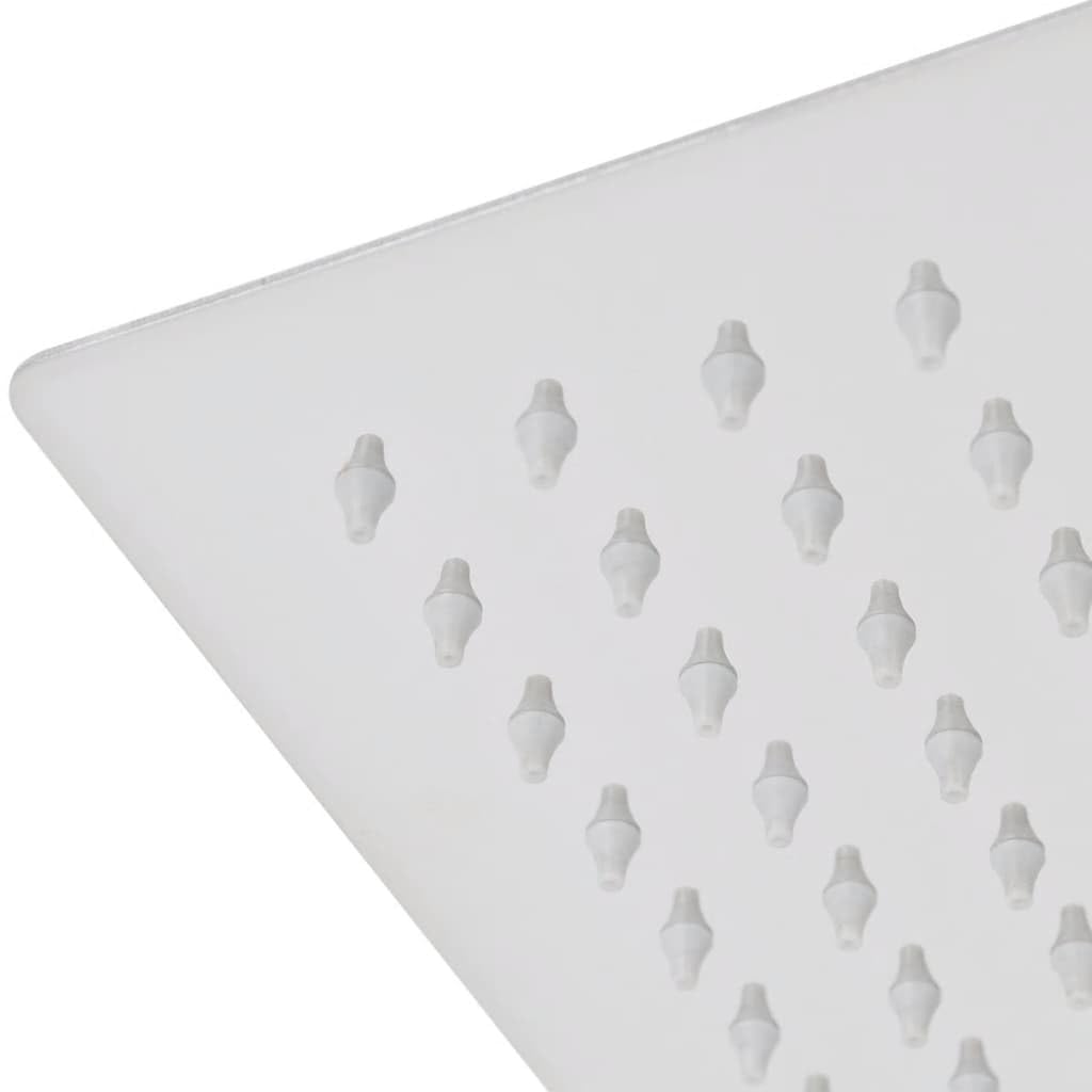 Set di 2 soffioni doccia a immersione quadrata 25 x 25 cm in acciaio inox 02_0002105