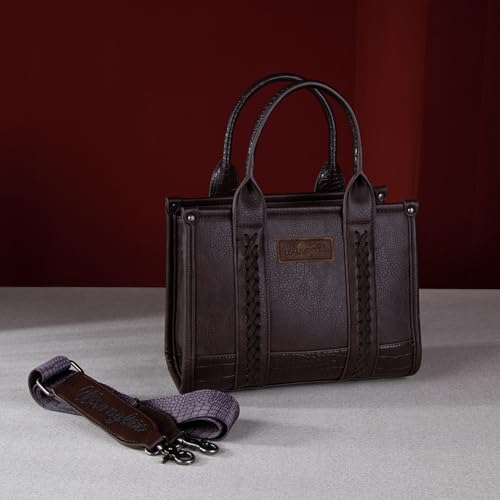 Image of Montana West x Wrangler Tote Bag for Women Western Cow Print Purse Designer Top Handle Handbags
