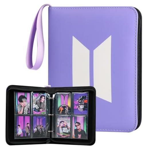 Photocards Binder 400 Pockets Album Photo Card Holder Collection Merch for Army Fans Gifts