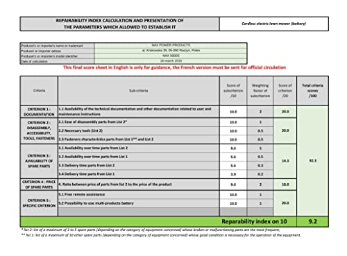 NAX POWER PRODUCTS Briggs & Stratton 5000S Engine 875Exi Series 190 cm3 ReadyStart Cutting Width 56 cm Basket 75L Front Swivel Wheels Petrol Traction Lawnmower - Image 14