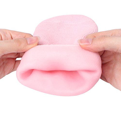 Comfort Gel Socks For Men And Women - Soft Spa Silicone Gel Infused Moisturizing Socks (Pink (1 Pair)) #TOP3