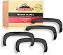 Trail Ridge Fender Flare Kit Rugged OE Style Smooth Black for Ford F150 Pickup