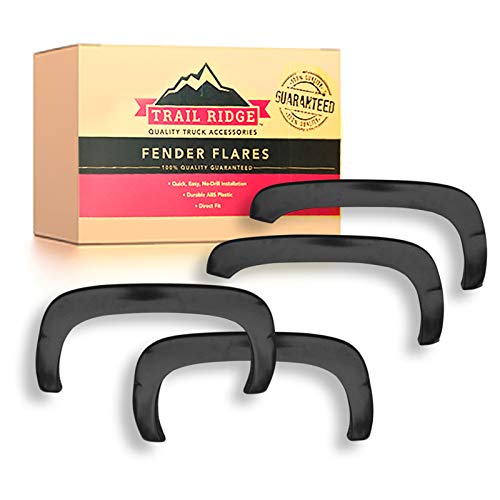 Trail Ridge Fender Flare Kit Rugged OE Style Smooth Black for Ford F150 Pickup