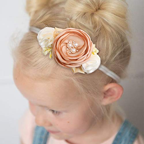 Mligril Baby Girl Floral Headbands Set - 3Pcs Flower Crown Newborn Toddler Hair Accessories #TOP3