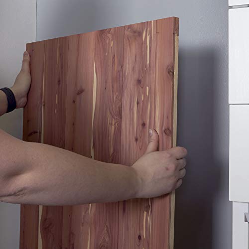 Household Essentials Cedar Fresh Cedar Panels for Closet 2 Pack, Bracket-Free with a Variety of Potential Uses, Natural by Household Essentials - Used condition - Image 6