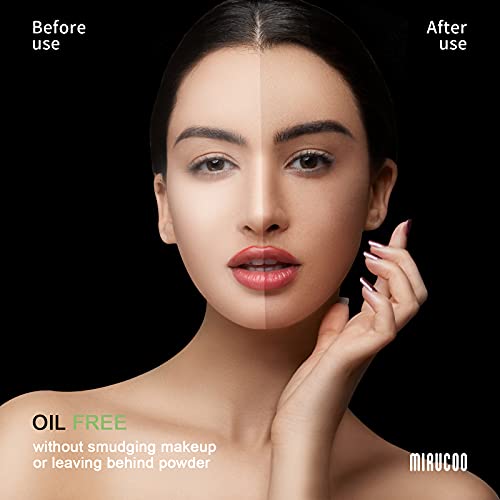 Mirucoo 100 Count Natural Bamboo Charcoal Blotting Papers Organic Facial Oil Absorbing Sheets For Oily Skin Care Daily Oil Control Linen Tissues (100 Pcs/Pk, 1 Pk) #TOP4