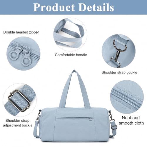 Image of PALAY Gym Bag Duffle Bag with Wet Dry Section Pocket for Women