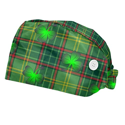 Décoration de la Saint-Patrick Trèfle Calot Travail Cuisine Coiffure Hommes Femmes