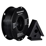 ASAフィラメント1.75mm、TINMORRY高UV＆耐熱3Dプリンティングフィラメント、耐久性と強靭性、Bambu密閉プリンターと互換性があり、屋外機能部品の印刷に最適、1KGスプール、ブラック