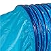 Callieway Dog Agility Sacktunnel Fun&Slip/Agilitysacktunnel mit 60cmØ für Agility Training/Welpentraining inklusive 2X Stützsandsäcke (Blau)