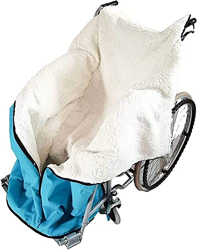 Travel Thermal Blanket Warm Knee Blanket?Wheelchair Blanket, Lined Wheelchair Cozy Warm Cover for Adults Leg and and Lower Body, Lap Blanket Wheelchair Poncho Universal Fit for Manual and Po