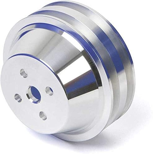 Pulley Kit Compatible with Small Block Chrysler 318 340 360 Engines; V-Belt 2 Groove
