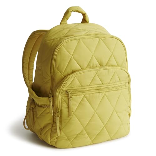 Image of Vera Bradley Women's Featherweight Bancroft Backpack, Golden Olive, One Size