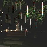 Udorich Create a Magical Atmosphere with Colorful Meteor Lights, 20 pcs 1 ft Rainfall Motif, Indoor/Outdoor Use, 480 LEDs
