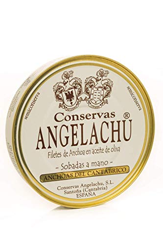 Anchoa de Santoña XL sobadas a mano en aceite de oliva virgen extra. 115 Gr