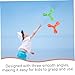 GALPADA 2pcs Soft Returning Boomerangs Triangle Outdoor Toys for Boy Girl Adults Material Bright Colors Great for Backyard Beach Games