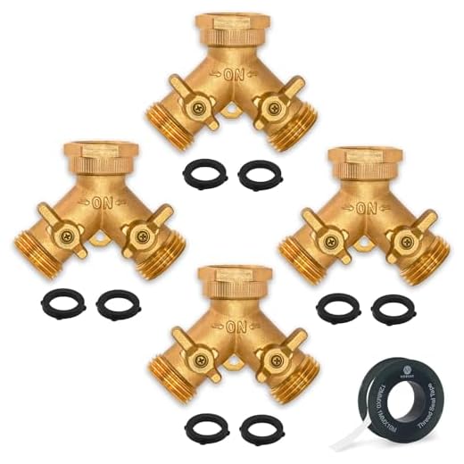 How to attach hose pipe to karcher pressure washer Heavy Duty Brass Garden Hose Splitter