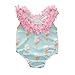 Produktbild Heetey Mädchen Badeanzug, Kinder Kinder Baby Mädchen Eiscreme Print Rüschen Blumen Badeanzug Bikini Strand Badeanzug Bademode Badeanzug Strand Badeanzug