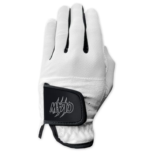 CaddyDaddy Claw PRO Golf Gloves Men White LH Large