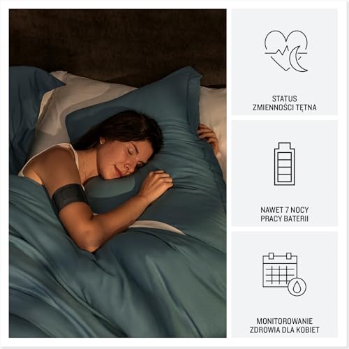 Garmin Index Sleep Monitor, inteligentna opaska do zaawansowanego monitorowania snu i wskaźników regeneracji, rozmiar L/XL