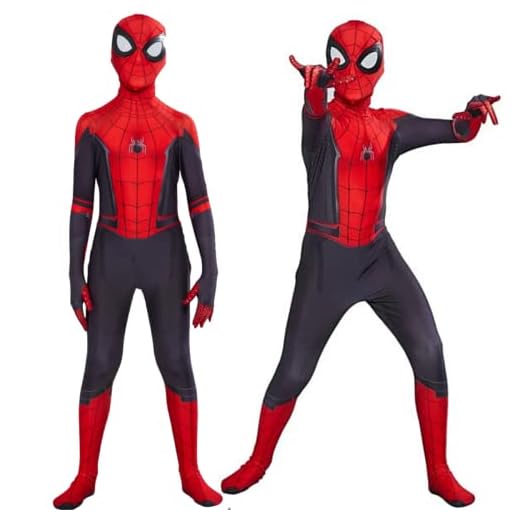 Fantasia Infantil Homem Aranha Longe De Casa Cosplay (120)