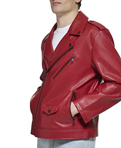 Image of DKNY Men's Modern Motorcycle Jacket