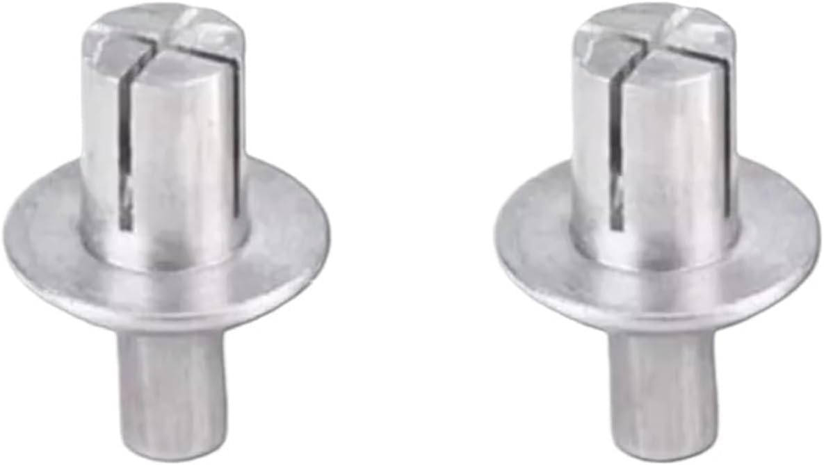 Rivets à marteau tête de clou alu 5x9mm : ancrage mural rapide et sans cheville, 10 pièces