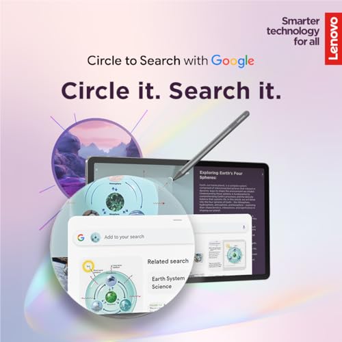 تابلت لينوفو Idea Tab مقاس 11 بوصة، شاشة 2.5K، ذاكرة RAM 8 جيجابايت، ذاكرة تخزين 256 جيجابايت، واي فاي، نظام اندرويد، مع قلم، رمادي [ZAFR0836AE]