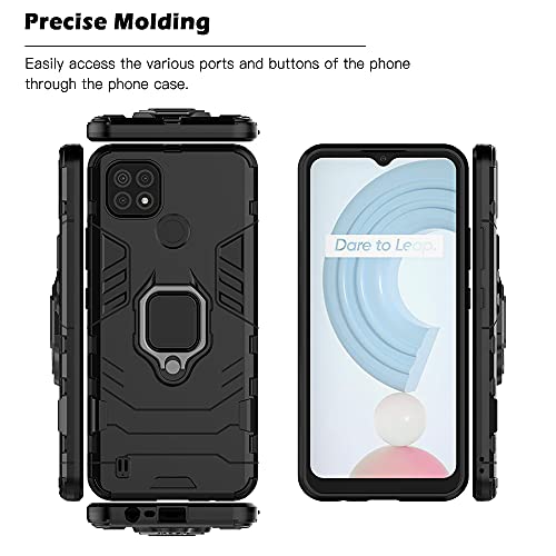 TANYO Cover per Oppo Realme C21, Custodia TPU/PC
